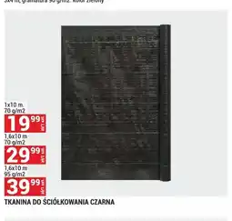 Merkury Market Tkanina do ściółkowania czarna 1x10 m 70 g/m2 oferta