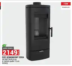 Merkury Market Piec kominkowy żeliwny Nordflam Sora oferta