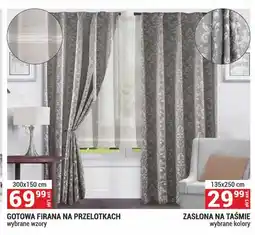 Merkury Market Gotowa firana na przelotkach 300x150 cm oferta