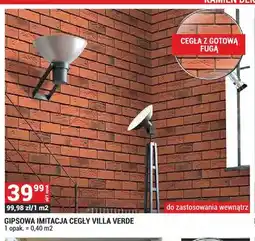 Merkury Market Gipsowa imitacja cegły Villa Verde oferta
