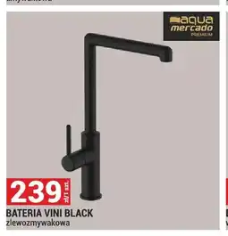 Merkury Market Bateria zlewozmywakowa Aqua Mercado Vini Black oferta