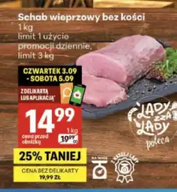 Delikatesy Centrum Schab bez kości oferta
