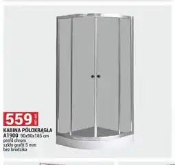 Merkury Market Kabina prysznicowa półokrągła A1900 oferta