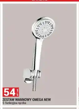 Merkury Market Zestaw wannowy Omega New 5-funkcyjna rączka oferta