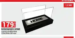 Merkury Market Biokominek Home czarny strukturalny oferta