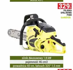 Merkury Market Pilarka spalinowa Gardyer P400 oferta