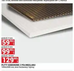 Merkury Market Płyty komorowe z poliwęglanu 4 mm oferta