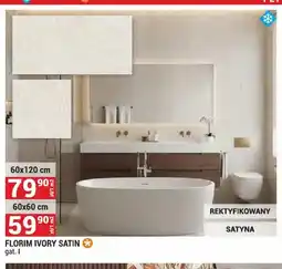 Merkury Market Płytki Florim Ivory Satin 60x120 cm oferta