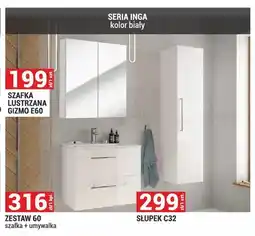 Merkury Market Zestaw szafka z umywalką Inga 60 oferta