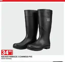 Merkury Market Kalosze robocze z czarnego PVC oferta