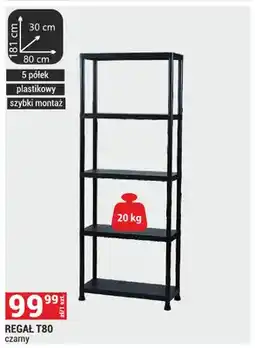 Merkury Market Regał T80 czarny oferta