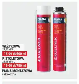 Merkury Market Piana montażowa pistoletowa całoroczna Koelner oferta