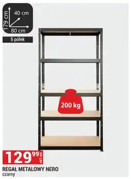 Merkury Market Regał metalowy Nero czarny oferta