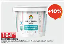 Merkury Market Farba lateksowa matowa Beckers Designer White oferta