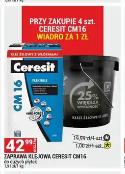 Merkury Market Zaprawa klejowa Ceresit CM16 do dużych płytek oferta