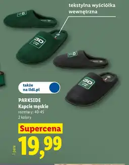 Lidl Kapcie Parkside oferta