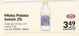 Makro Mleko polskie świeże Mlekovita 2% oferta