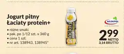 Makro Jogurt pitny Łaciaty protein+ Mlekpol oferta
