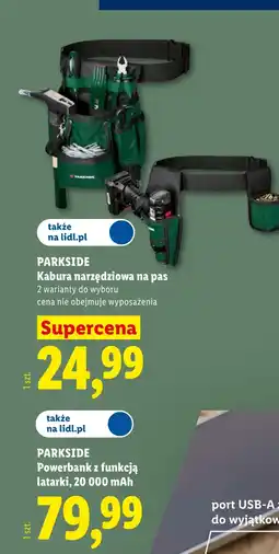 Lidl Powerbank Parkside oferta