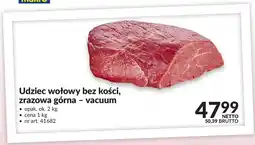 Makro Udziec wołowy bez kości zrazowa górna vacuum oferta