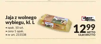 Makro Jajka kurze z wolnego wybiegu Invest Michel oferta