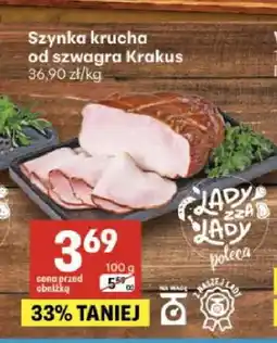 Delikatesy Centrum Szynka krucha od szwagra Krakus oferta