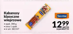 Makro Kabanosy klasyczne wieprzowe Tarczyński oferta