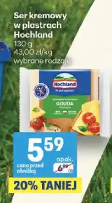 Delikatesy Centrum Ser kremowy w plastrach Hochland oferta
