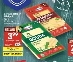 Delikatesy Centrum Ser gouda w plastrach Mlekpol oferta
