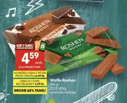 Delikatesy Centrum Wafle Cocoa & Milk Roshen oferta
