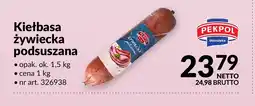 Makro Kiełbasa żywiecka podsuszana Pekpol oferta