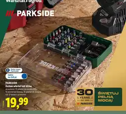 Lidl Zestaw bitów i wierteł Parkside oferta