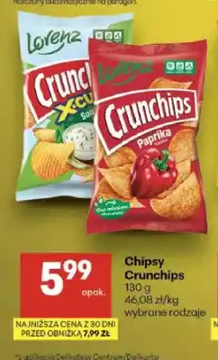 Delikatesy Centrum Chipsy Crunchips X-Cut Sour Cream oferta