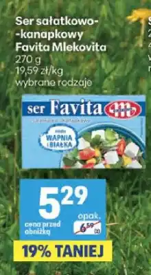 Delikatesy Centrum Ser sałatkowo-kanapkowy Favita Mlekovita oferta
