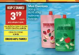 Delikatesy Centrum Mus owocowy Owolovo truskawkowo-jabłkowy oferta