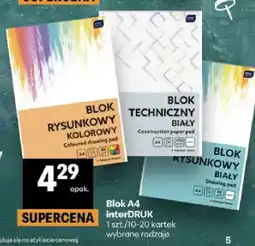 Delikatesy Centrum Blok rysunkowy kolorowy A4 interDRUK oferta