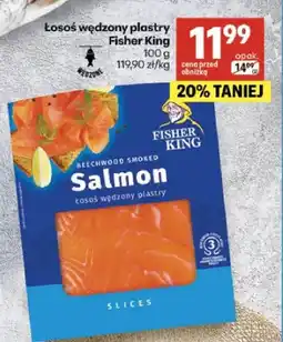 Delikatesy Centrum Łosoś wędzony plastry Fisher King oferta