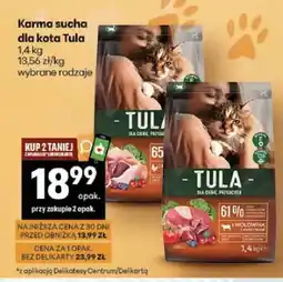 Delikatesy Centrum Karma sucha dla kota z wołowiną i warzywami Tula oferta