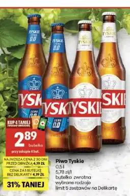 Delikatesy Centrum Piwo bezalkoholowe Tyskie oferta