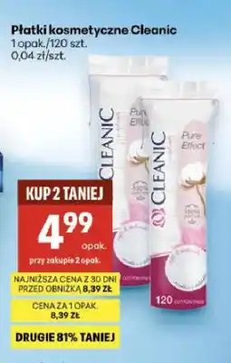 Delikatesy Centrum Płatki kosmetyczne Cleanic oferta