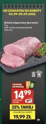 Delikatesy Centrum Schab wieprzowy bez kości oferta