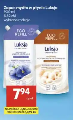 Delikatesy Centrum Zapas mydła w płynie Luksja oferta