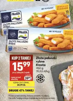 Delikatesy Centrum Złote paluszki rybne Frosta oferta