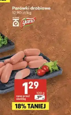 Delikatesy Centrum Parówki drobiowe Yano oferta