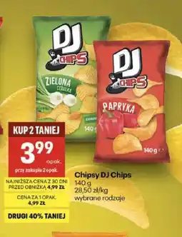 Delikatesy Centrum Chipsy DJ Chips zielona cebulka oferta