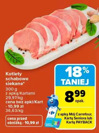 Carrefour Kotlety schabowe Carrefour oferta
