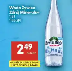Delikatesy Centrum Woda niegazowana Żywiec Zdrój Minerals+ oferta