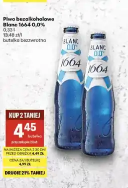 Delikatesy Centrum Piwo bezalkoholowe Blanc 1664 oferta