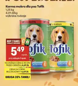 Delikatesy Centrum Karma mokra dla psa z wołowiną Tofik oferta