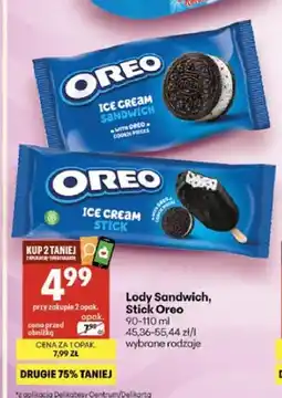 Delikatesy Centrum Lody Sandwich Oreo oferta